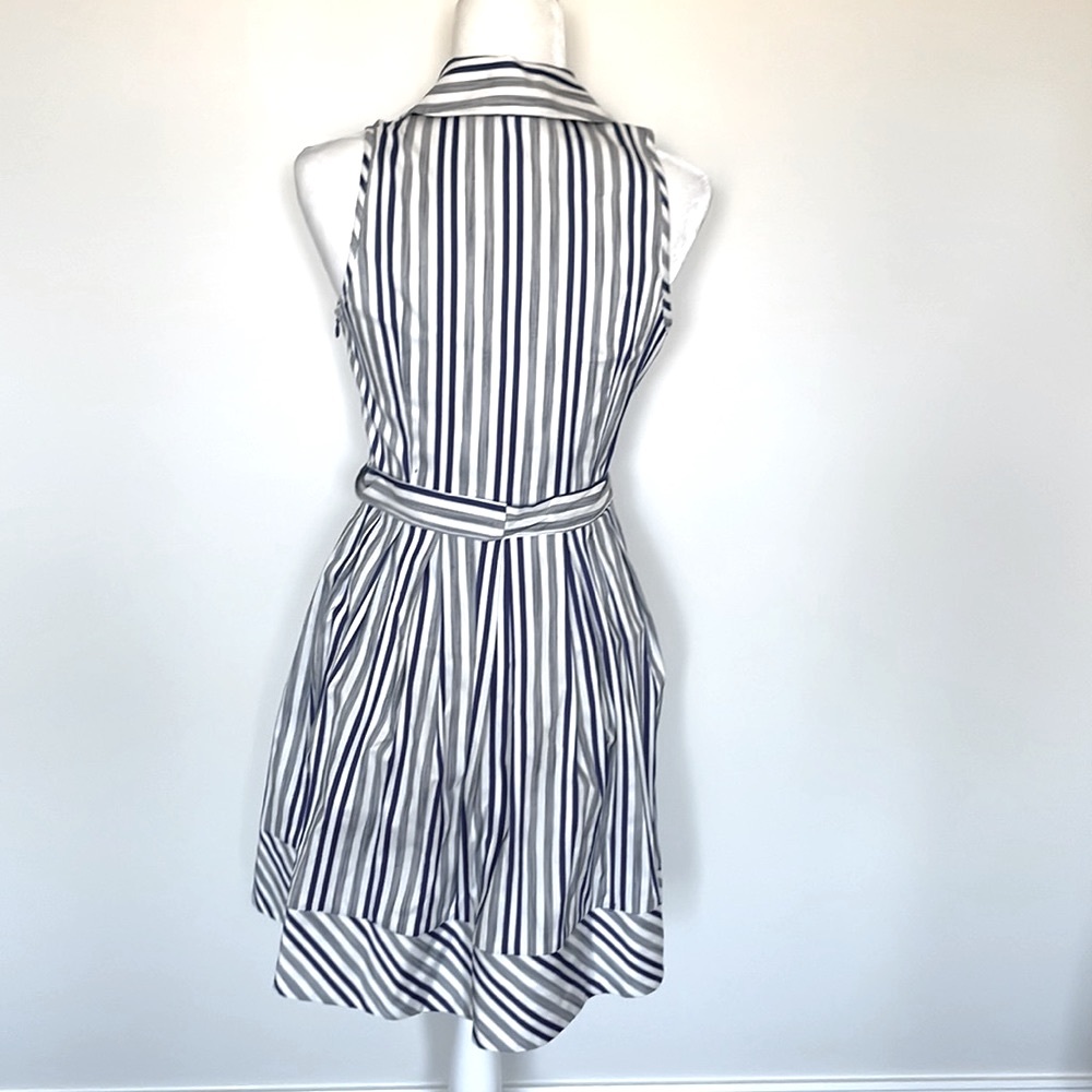 Milly Stripe Shirtdress Size 4 - Picture 4 of 13